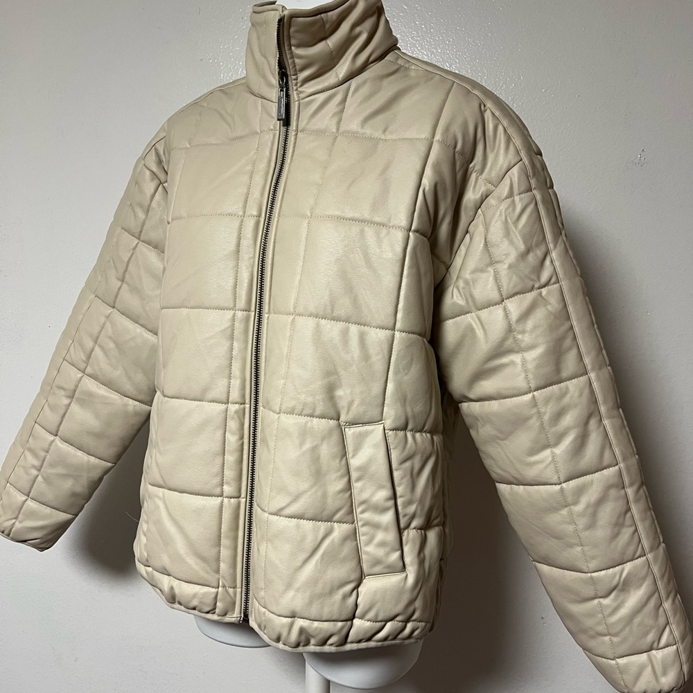 Jou Jou Women's Jackets Size Medium Cream New